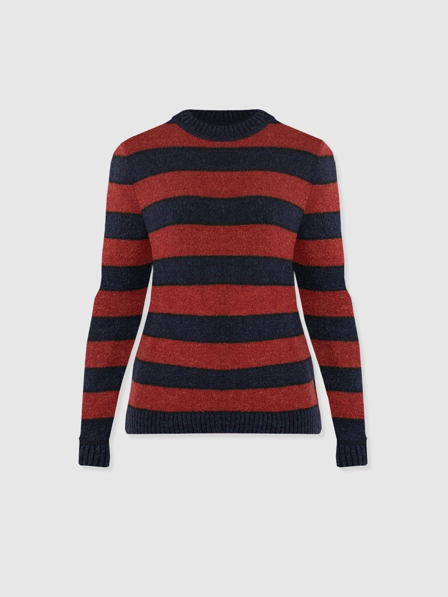 Azura Knit Jumper - Red/Navy - Women's Sweaters | Saint + Sofia® USA